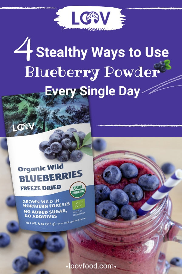 Pinterest pin stealthy ways to use blueberry