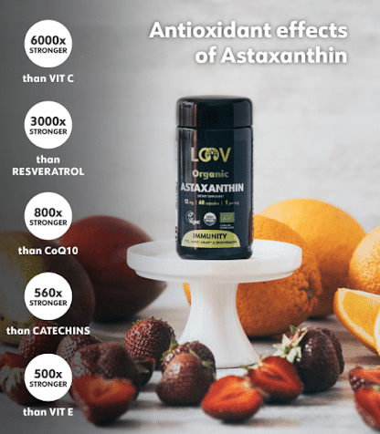 antioxidant effects of astaxanthin