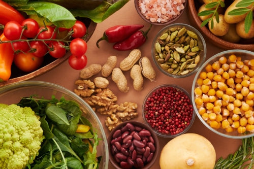 Brain essential B vitamins occur in leafy vegetables, nuts and grains