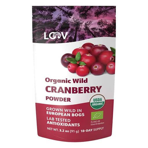 freeze-dried organic wild cranberry powder from LOOV Food