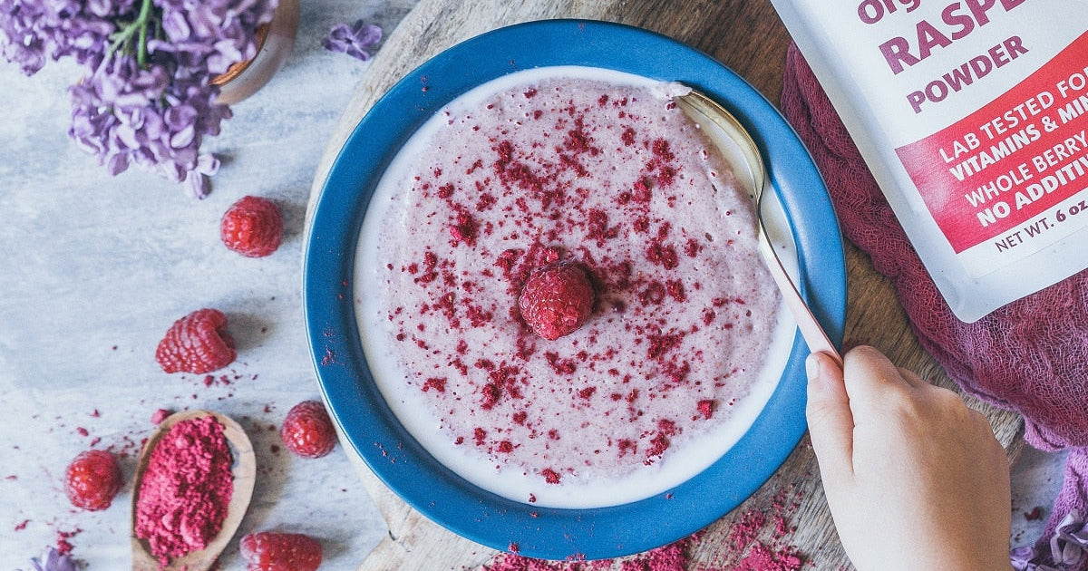 Raspberry Semolina Foam – LOOV