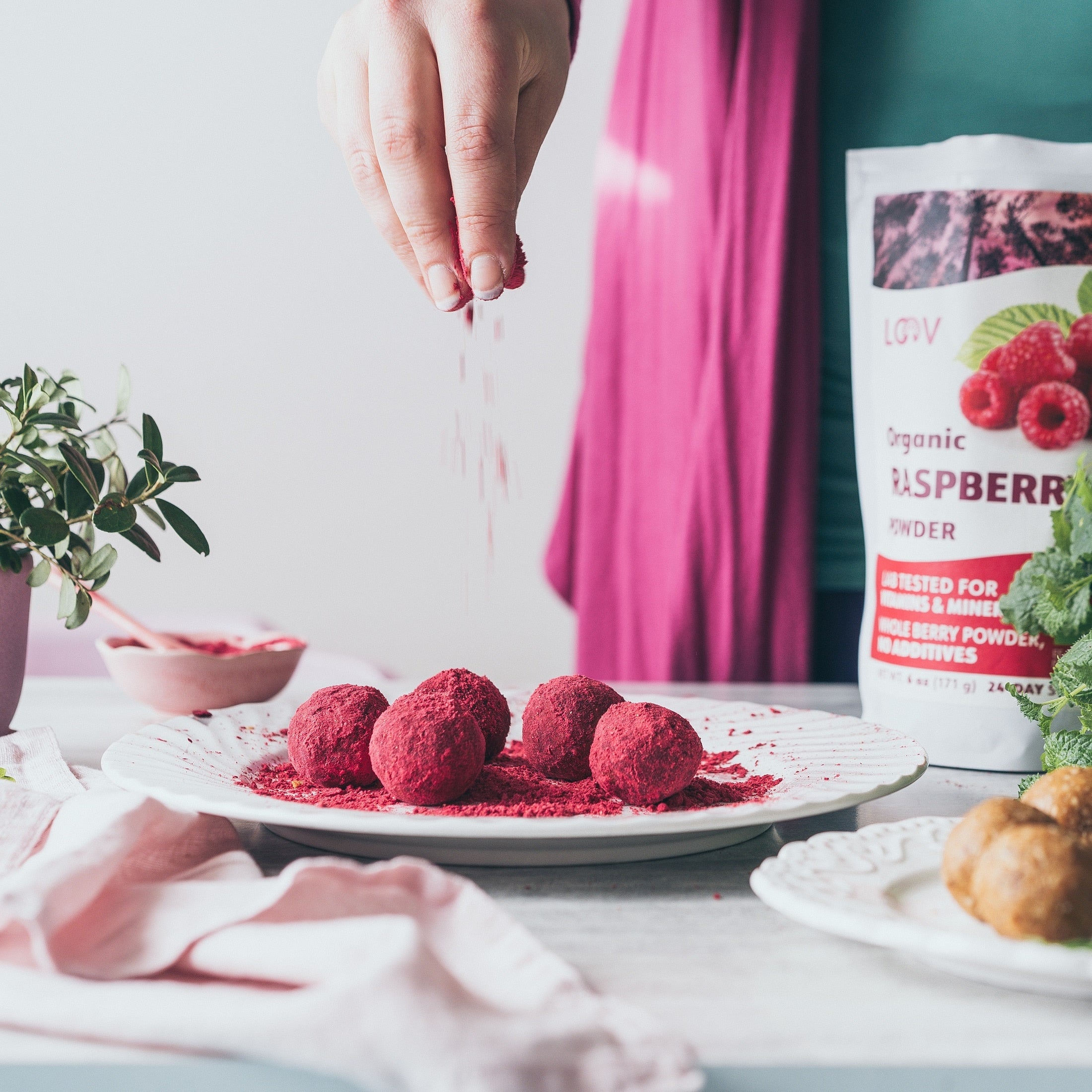 Bliss Raspberry Cream Bliss Balls with Berrylicious Raspberry – LOOV
