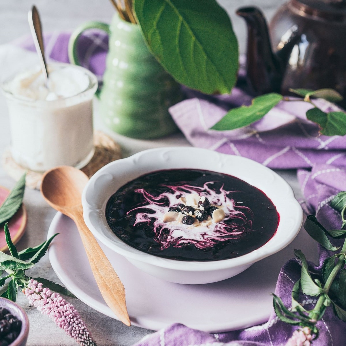 Blue Raspberry Soup Blueberry Soup – LOOV