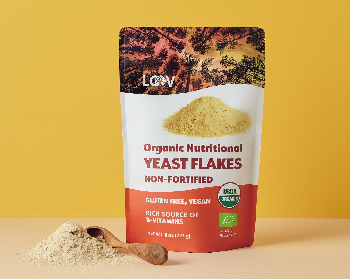 Unfortified Nutritional Yeast Organic Loov Food