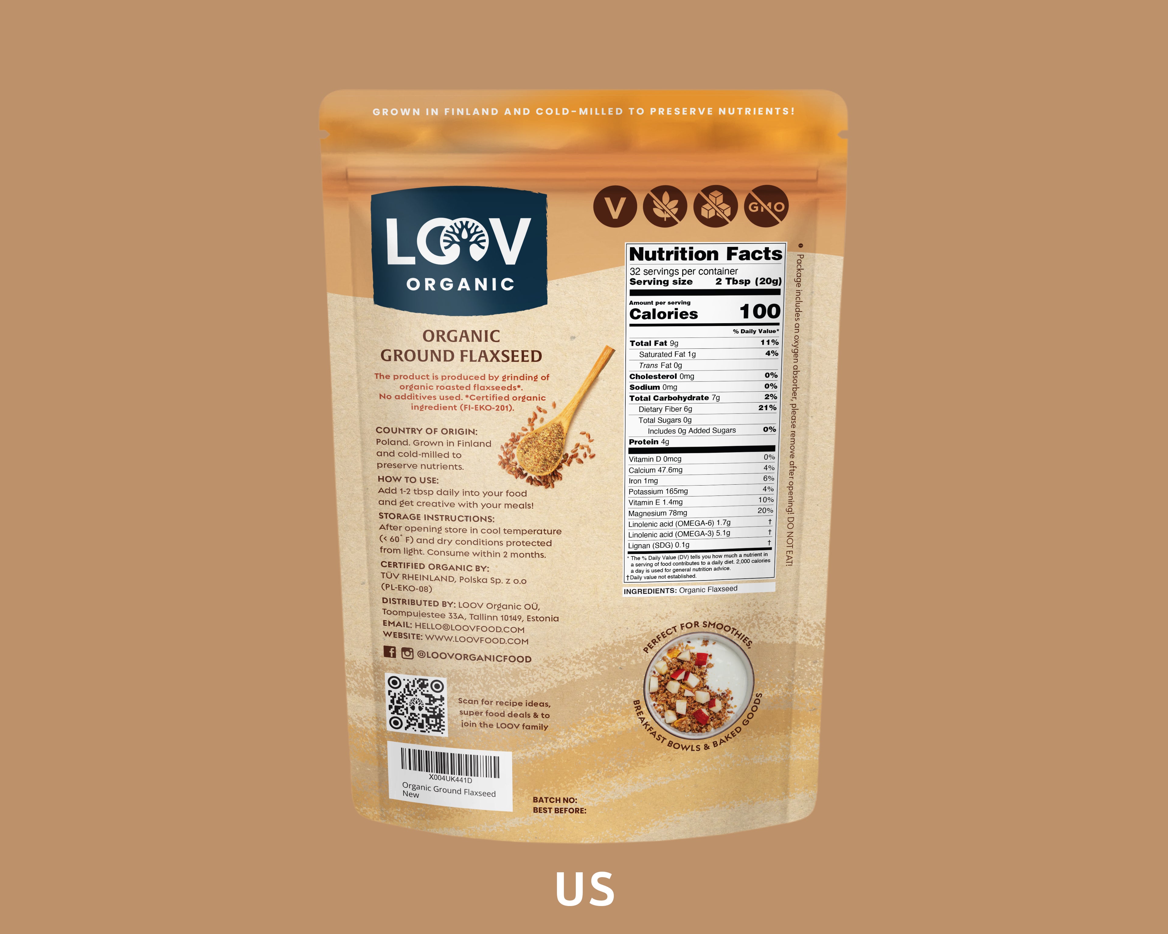 Flaxseed Powder | Organic & Cold-Milled